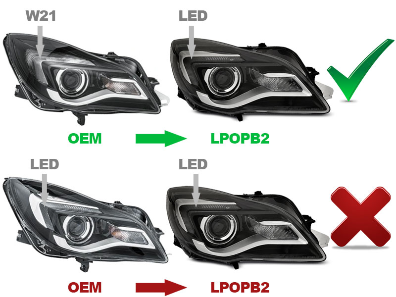 LED Tagfahrlicht Scheinwerfer für Opel Insignia Lim./Kombi 13-17
