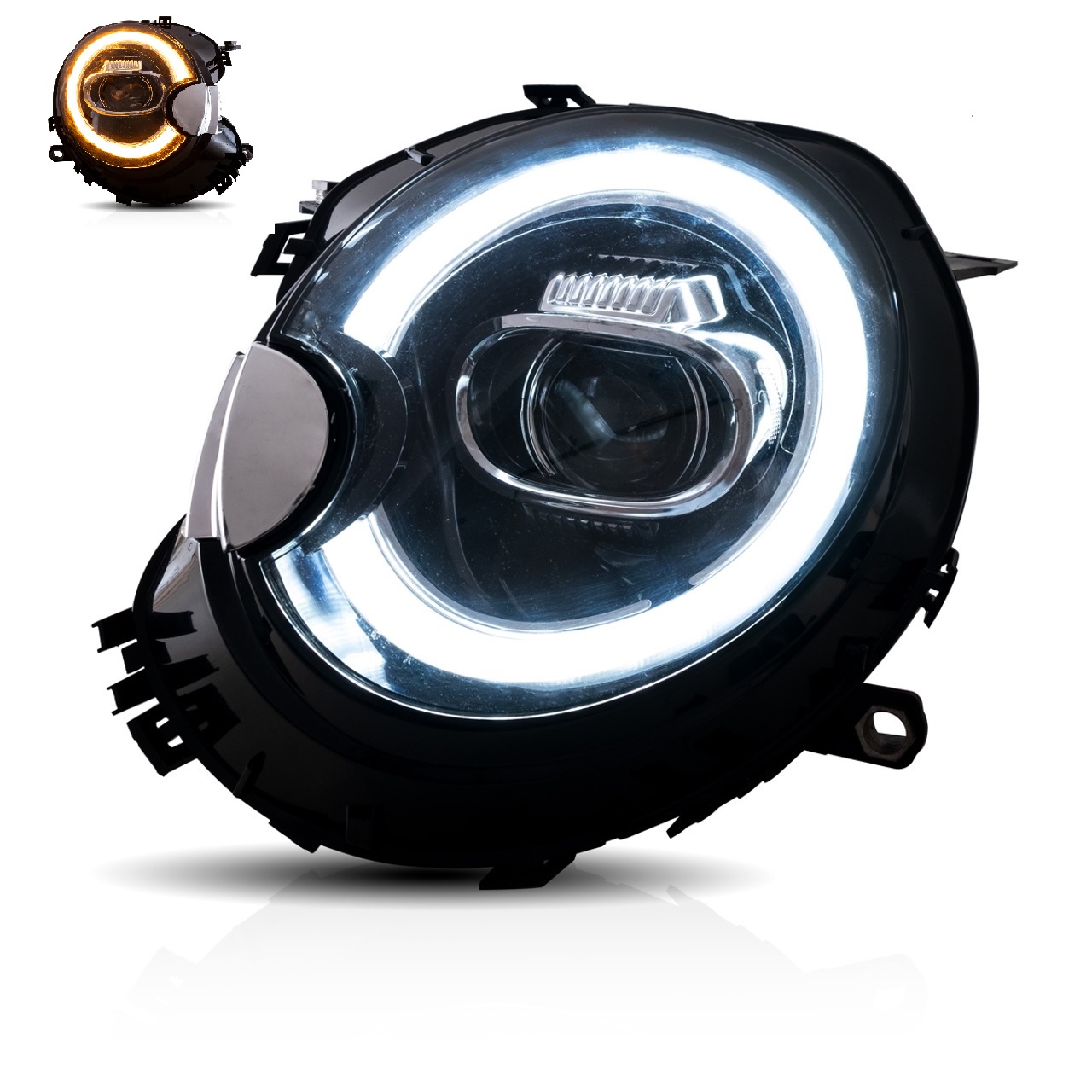VOLL LED Tagfahrlicht Design Scheinwerfer für Mini Cooper 06-14
