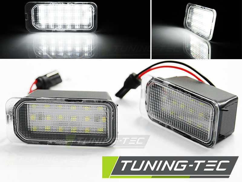 Upgrade LED Kennzeichenbeleuchtung für Ford Fiesta MK7 / Focus MK2/MK3 /  Mondeo MK4 / C-MAX / S-MAX / Galaxy 2 Gen.