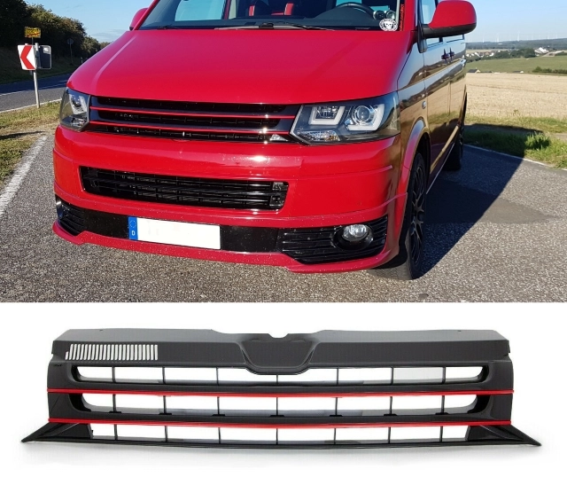 Upgrade Sportgrill K Hlergrill Ohne Emblem F R Volkswagen T Gp