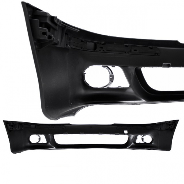 BLACK KIT Stoßstange vorne SPORT 2x Grill Schwarz -NSW-Blinker passt für BMW E39