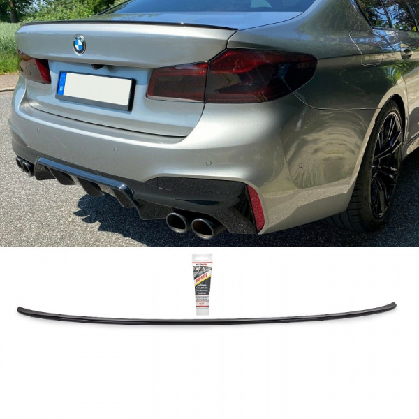 Sport-Performance Heckspoiler Hecklippe Schwarz Glanz passend für BMW G30 2017>