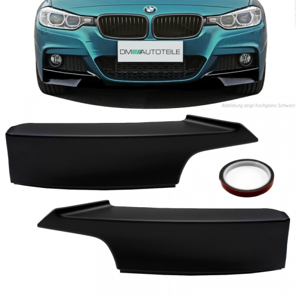 Flaps SET Sport-Performance Schwarz Matt passt für BMW F30 F31 M-Paket auch LCI