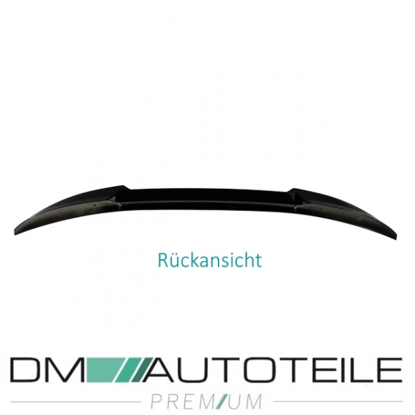 Sport EVO Heckspoiler Hecklippe breit Schwarz glanz + Kleber passt für BMW 5er G30