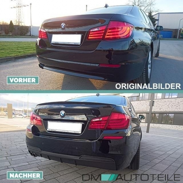 Heckspoiler Heckspoilerlippe Carbon hochglanz Optik + 3M passend für BMW F10