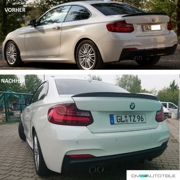 Sport-Performance Spoiler + Ansätze Schweller + Diffusor passt für BMW 2er F22 F23 235 240 M+ABE