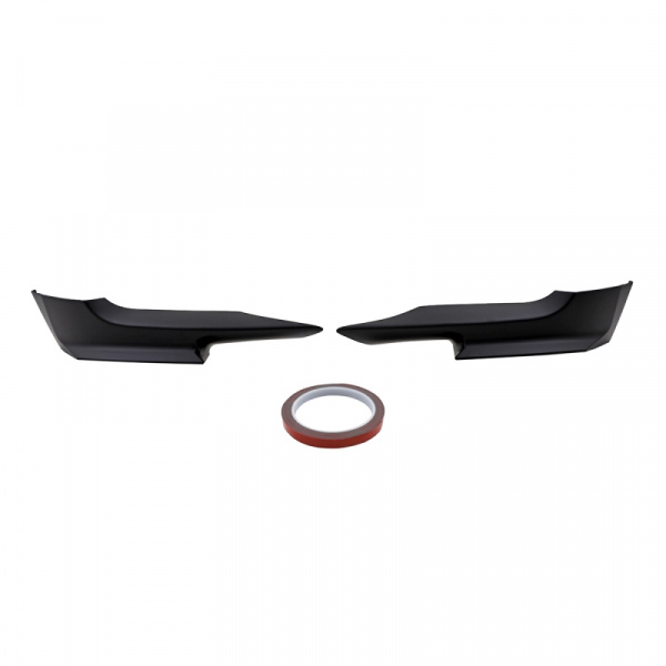 Vorfacelift Satz Flaps Splitter Lippe Schwarz Matt passend für BMW 3er E92 E93 Baujahr 06-10 mit M-Paket