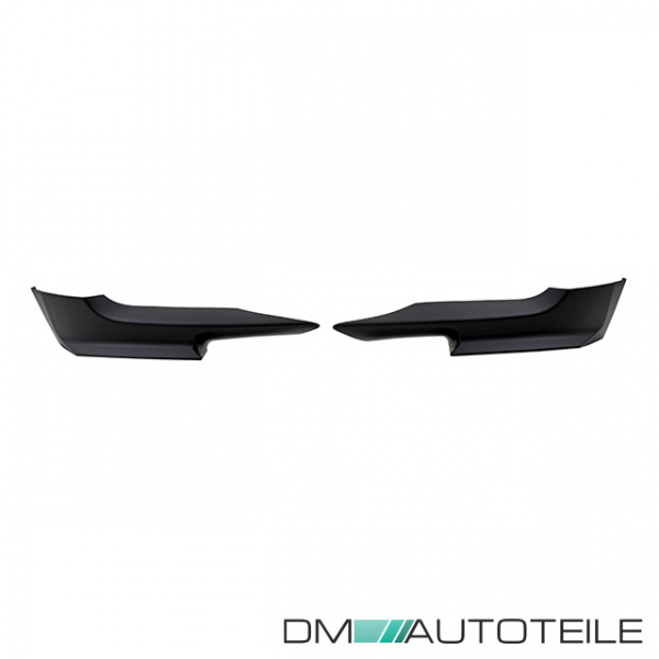 Vorfacelift Satz Flaps Splitter Lippe Schwarz Matt passend für BMW 3er E92 E93 Baujahr 06-10 mit M-Paket