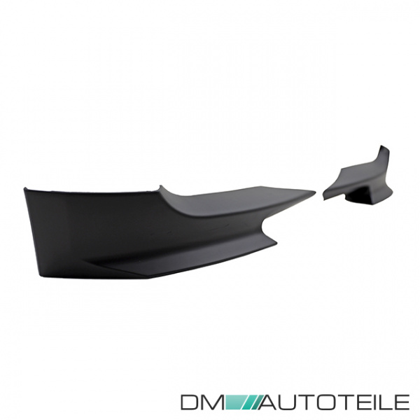 Vorfacelift Satz Flaps Splitter Lippe Schwarz Matt passend für BMW 3er E92 E93 Baujahr 06-10 mit M-Paket