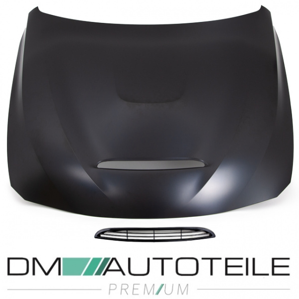 Set Sport Motorhaube + Lufteinlass schwarz passt für BMW 3er F30 F31 4er F32 F33 F36 nicht M3 GTS