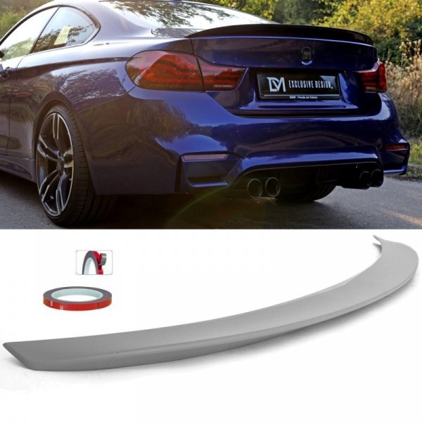 Heckspoiler Sport-Performance grundiert Kofferraumspoiler für BMW F32 Coupe ABE*