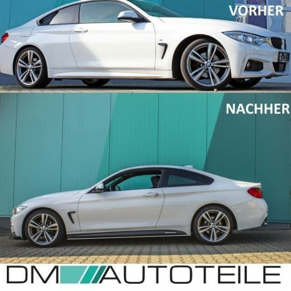 Sport-Performance SET Spoiler + Schweller + Diffusor 435 440 passt für BMW 4er F32 F33 F36 M-Paket