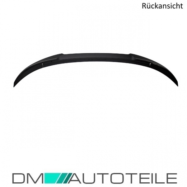 Set Heckspoiler Kofferraum Schwarz Matt +3M passend für BMW 4er F33 Cabriolet nicht M4 Bj. 13-20