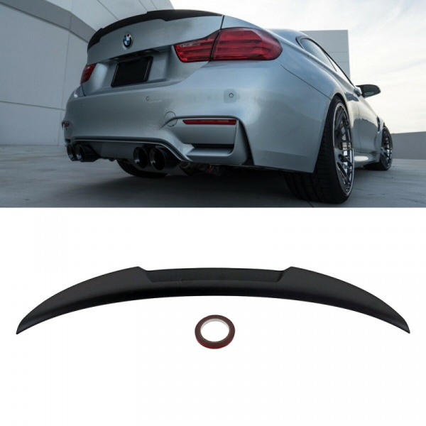 Heckspoiler Sport-Performance schwarz matt Kofferraumspoiler Performance V für BMW 4er F32 Coupe Bj 2014>