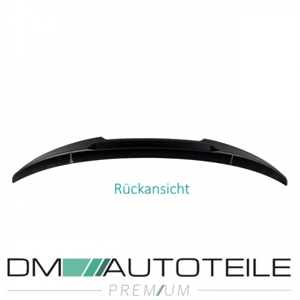 Heckspoiler Sport-Performance schwarz matt Kofferraumspoiler Performance V für BMW 4er F32 Coupe Bj 2014>