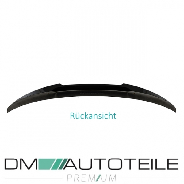 Set Sport-Performance Heckspoiler Schwarz glanz V-Form passt für BMW 4er F32 Coupe