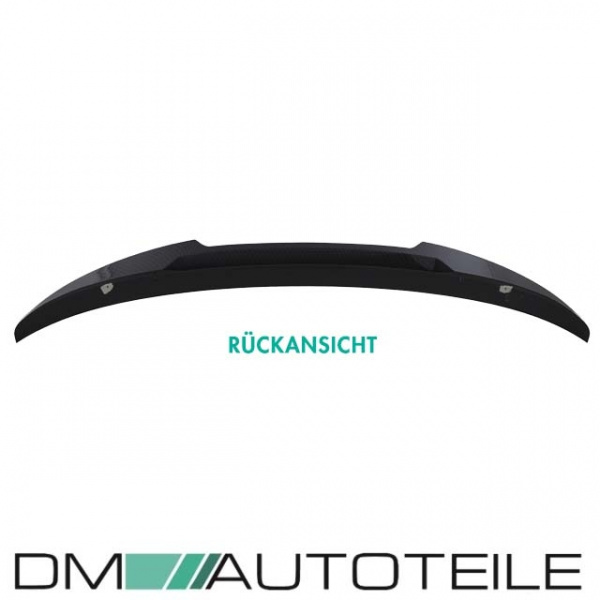 Heckspoiler Sport-Performance Carbon Optik Kofferraumspoiler Performance V für BMW 4er F32 Coupe Bj 2014>