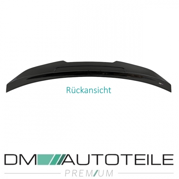 Sport-Performance Heckspoiler Echt-Carbon glanz V-Form passt für BMW 4er F32 Coupe