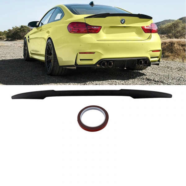 Sport-Performance Heckspoiler Schwarz glanz V-Form passt für BMW 4er M4 F82 Coupe