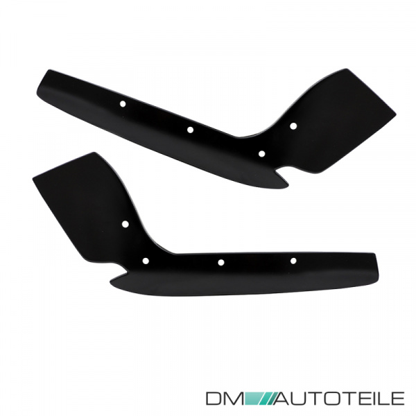 Set ABS Spoiler Flaps Stoßstange hinten Leisten Performance Schwarz Glanz + ABE passt für BMW 3er F30 F31 M-Paket