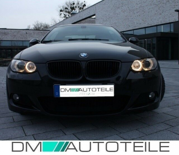 SET 2x Kühlergrill Sport-Performance Schwarz Glanz passend für BMW 3er E92 E93+ M3 M