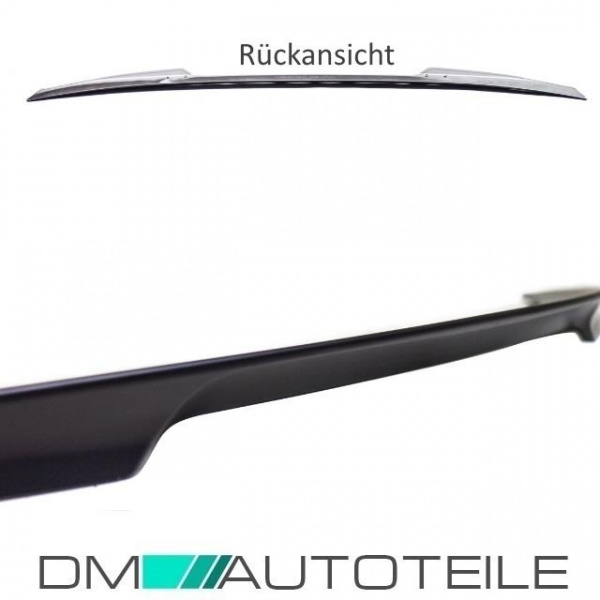 Sport-PERFORMANCE Heckspoiler Heck Spoiler Schwarz Matt passt für BMW 4er F36 Gran Coupe +ABE*