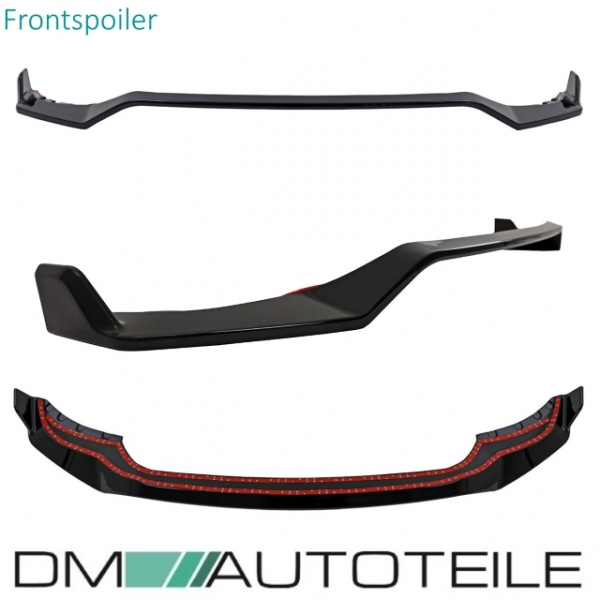 Sport-Performance Bodykit Komplett +Doppelsteg Grill schwarz glanz passt für BMW X5 G05 M-Paket ab Bj 2018