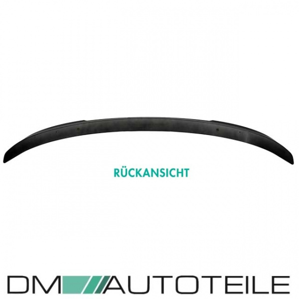 Sport CS Heckspoiler Kofferraumspoiler hinten Schwarz Matt schmale Ausführung ABS Kunststoff passt für BMW 2er F22 Coupe