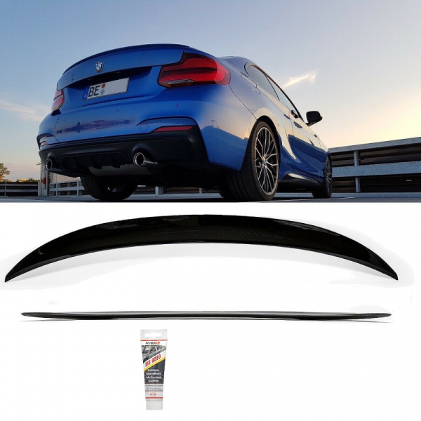 Heckspoiler Kofferraum Schwarz Glanz BMW 2er Coupe (F22)