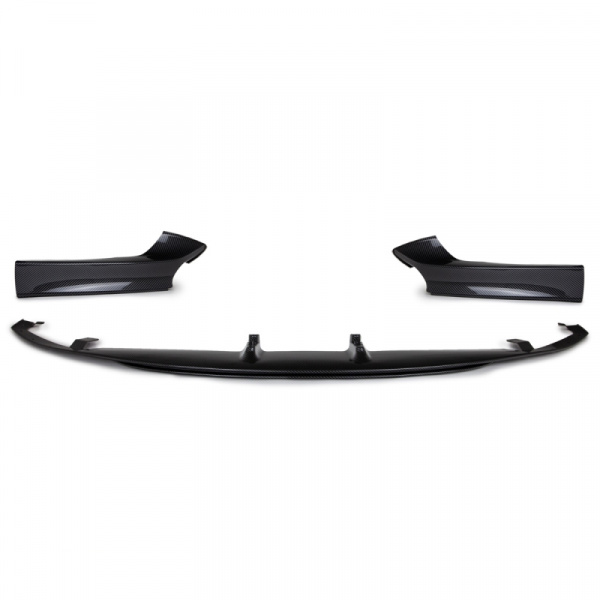 Set Sport-Performance Frontspoiler Carbon Glanz passend für BMW 2er F22 F23 ab Bj 2013