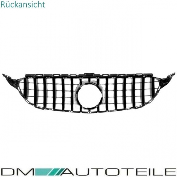 Kühlergrill Grill Schwarz Glanz passend für Mercedes C Klasse W205 S205 14-18 auf Sport-Panamericana GT