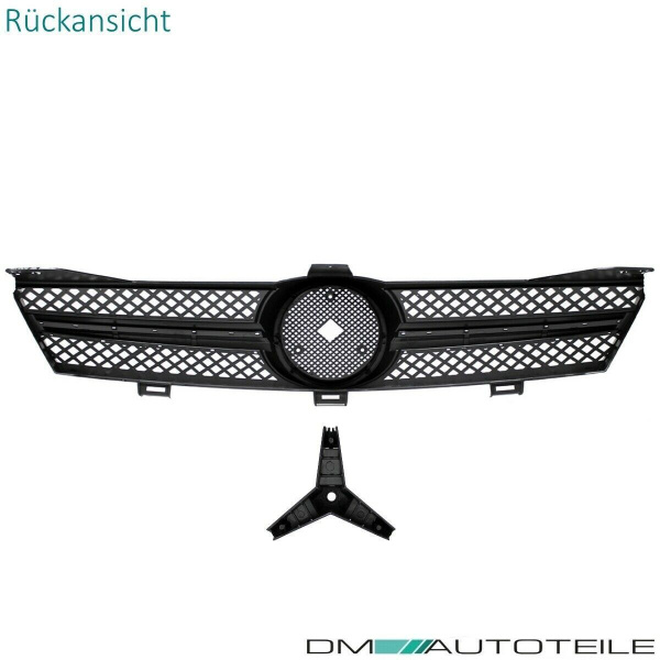 Kühlergrill Gitter Schwarz hochglanz + Chrom passend für CLS C219 W219 AMG 04-08