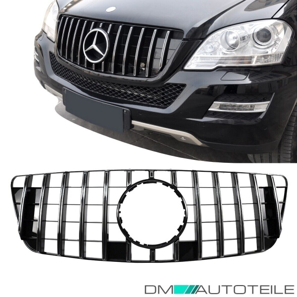 Kühlergrill Chrom passt für Mercedes ML W164 09-11 Facelift auf Sport-Panamericana GT