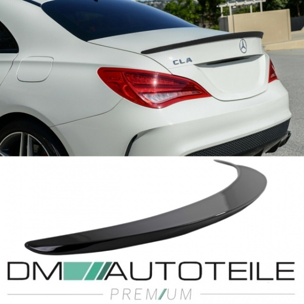 Kofferraumspoiler Heckspoiler Spoiler schwarz glanz passt für Mercedes CLA C117