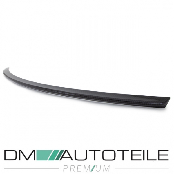 Set Heckspoiler Lippe Carbon Glanz Design +3M passt für Mercedes CLS W219 auch AMG ab Bj 04-10 aus ABS