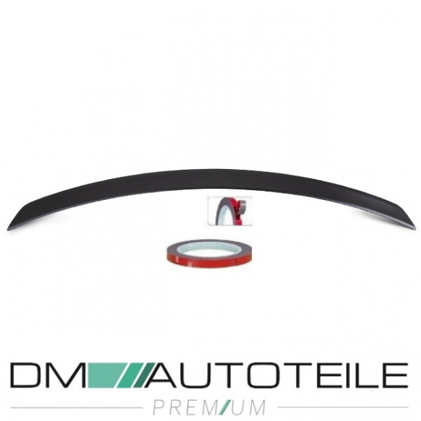 Set Heckspoiler Lippe schwarz matt +3M passt für Mercedes CLS W218 auch AMG Bj ab 2011 aus ABS