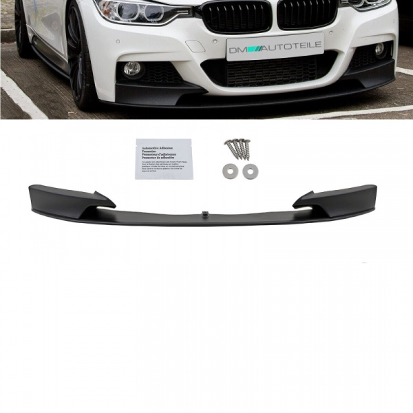 Frontspoiler Sport-Performance Schwarz Matt passt für BMW 3er F30 F31 mit M-Paket