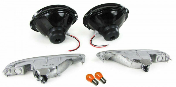 Upgrade Design Scheinwerfer mit Blinker für Mazda MX5 NA 90-98 schwarz/rauch