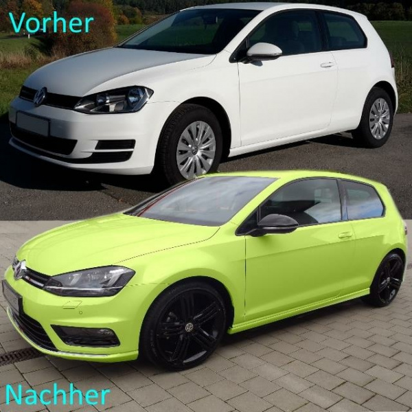 Stoßstange vorne Bj 12-17 für SRA/PDC + Zubehör für VW Golf 7 VII R-20 Umbau