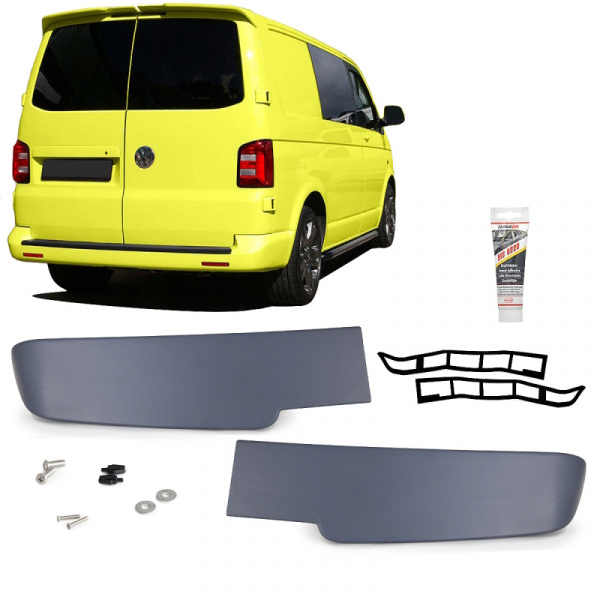 Dachspoiler Heckklappen Heckspoiler grundiert passt für VW T5 / T6 Transporter mit Hecktüren 2003-2020