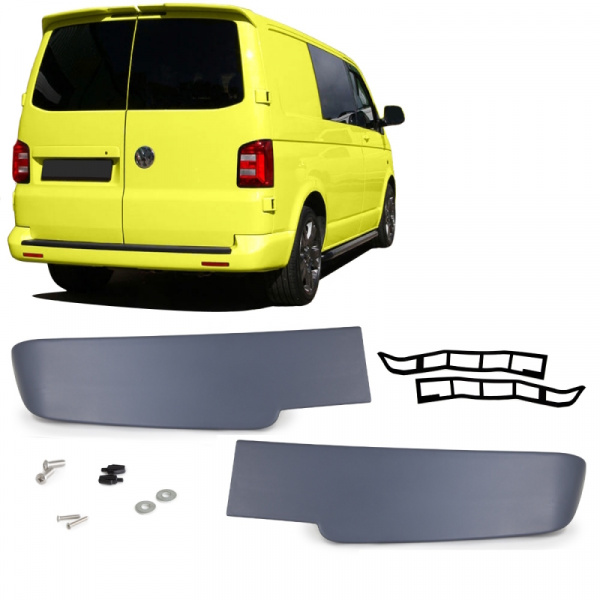 Dachspoiler Heckklappen Heckspoiler grundiert passt für VW T5 / T6 Transporter mit Hecktüren 2003-2020