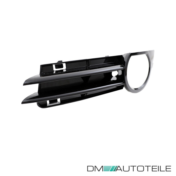 Wabengrill + Stoßstangengitter SET hochglanz Schwarz passt für Audi A3 8P 2004-2008 kein S3