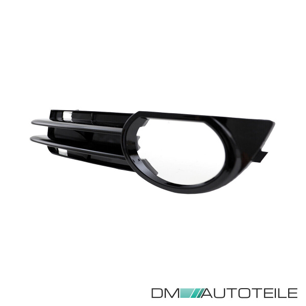 Wabengrill + Stoßstangengitter SET hochglanz Schwarz passt für Audi A3 8P 2004-2008 kein S3