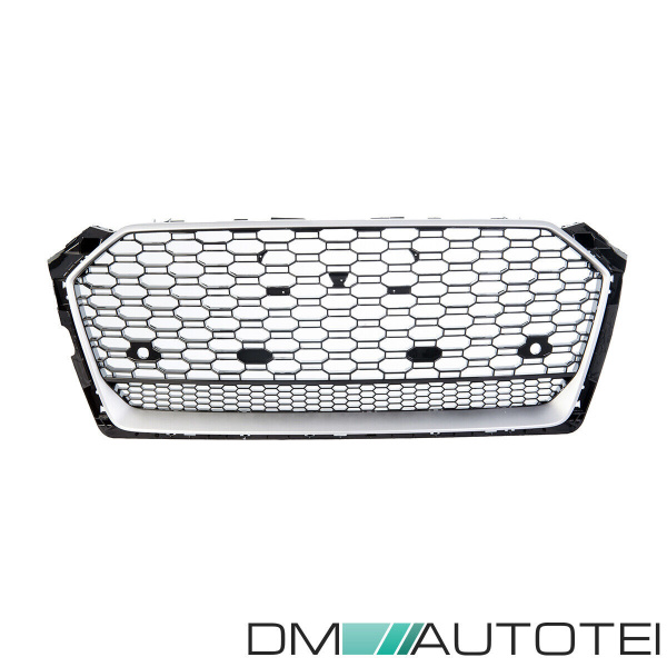 Wabengrill Sport Kühlergrill Silber passt für Audi A5 F5 ab 2015-2019 nicht RS5