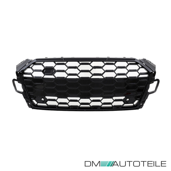 Wabengrill Sport Kühlergrill Schwarz Glanz passt für Audi A5 F5 Facelift ab 2019 auch S5