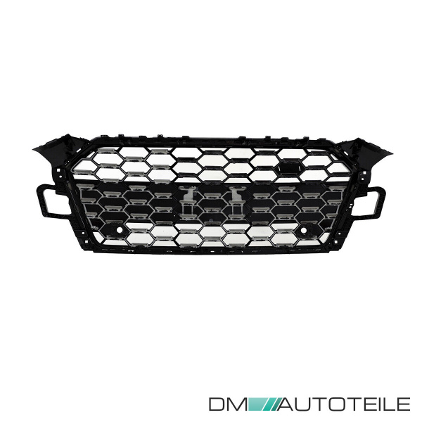 Wabengrill Sport Kühlergrill Schwarz Glanz passt für Audi A5 F5 Facelift ab 2019 auch S5