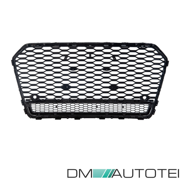 Wabengrill Kühlergrill Schwarz Chrom Gitter für Audi A6 4G C7 Facelift ab 2016