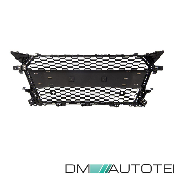 Wabengrill Schwarz Chrom Gitter Grill passt für Audi TT 8S FV nicht RS alle Modelle ab 2014-2018