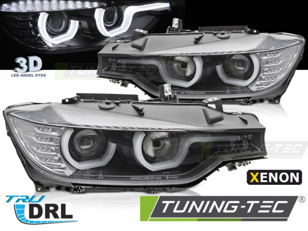 Scheinwerfer Xenon für BMW F30/F31 10.11 - 05.15 U-TYPE HID BLACK