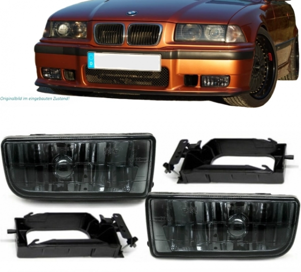 Upgrade Nebelscheinwerfer für BMW 3er E36 90-99 schwarz/rauch